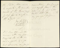 Autograph Letter signed by Wellesley, to an unnamed recipient