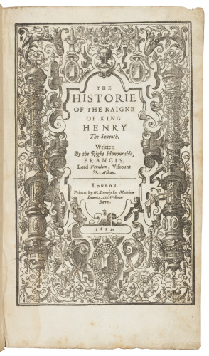 The Historie of the Raigne of King Henry the Seventh