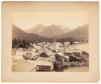 Original albumen photograph of Sitka, Alaska