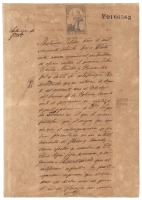 Police file (Expediante) of a freed slave who seems to have become a criminal con artist, or confidence man