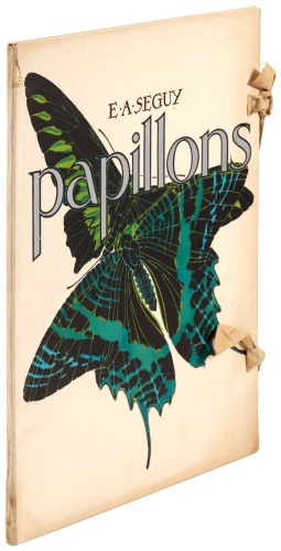 Papillons: Vingt planches en phototypie colori&eacute;es au patron donnant 81 papillons et 16 compositions d&eacute;coratives