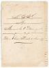 Legal file relating to a manumitted slave who is not being supplied proper documents or a promised stipend - 2