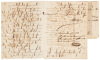 Legal file relating to a manumitted slave who is not being supplied proper documents or a promised stipend - 9