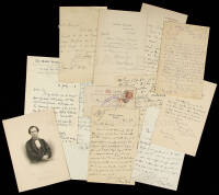 Archive of approx. 125 autograph letters and notes signed by various British authors