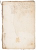 File of mine registration documents from sixteenth century Peru, for mercury mines in Huancavelica