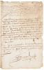 File of mine registration documents from sixteenth century Peru, for mercury mines in Huancavelica - 5