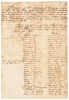 Manifest listing 133 African slaves ("bozales") embarked on the steamer "Cristobal Colon" apparently bound for Ca&ntilde;o, Cuba, or possibly the Philippines