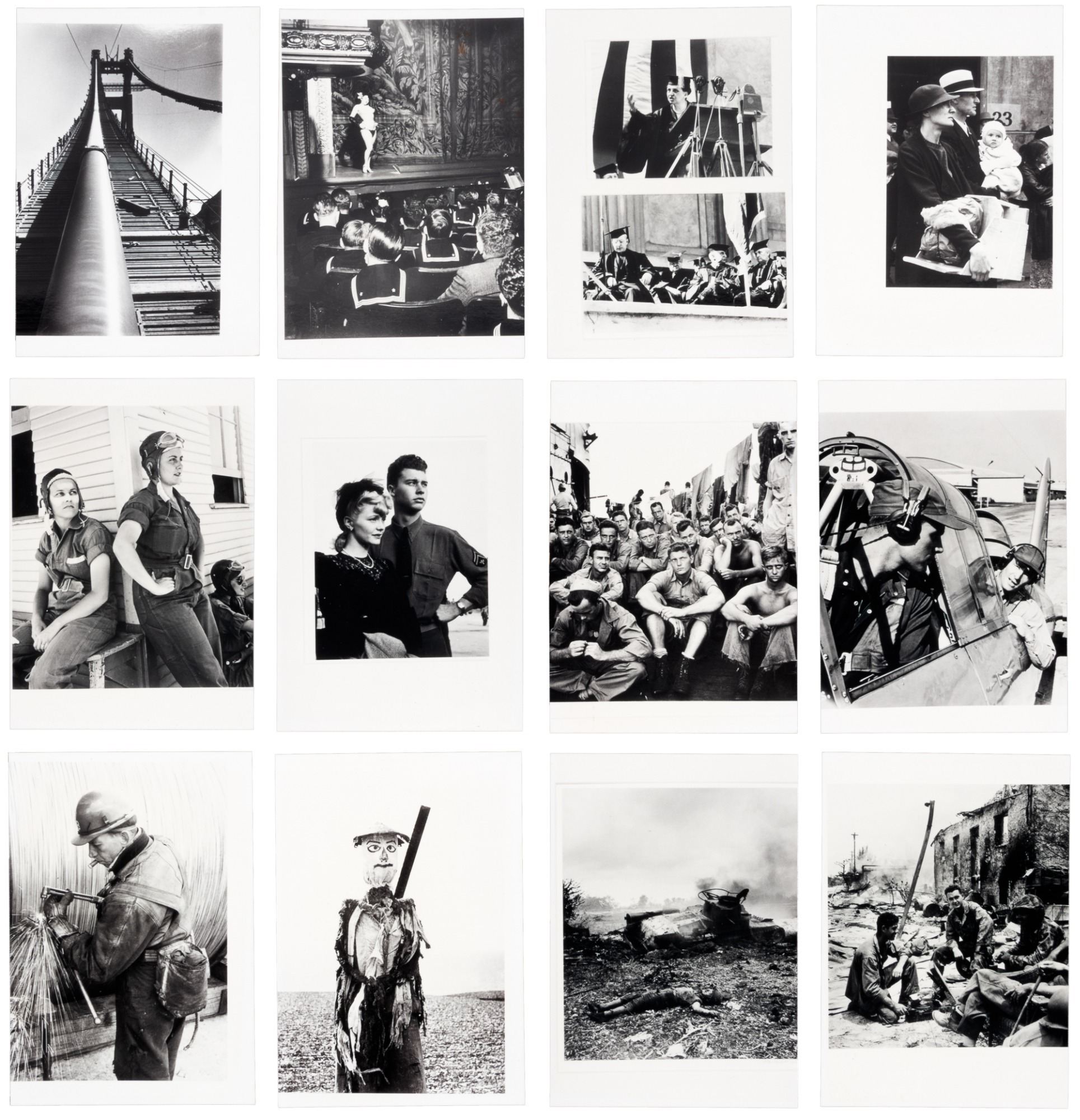 Twenty-seven small format photographs by Peter Stackpole