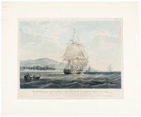 The Honorable East India Company's Ship William Fairlie Commanded by Captain Thomas Blair. Leaving the Harbor of Prince of Wales Island