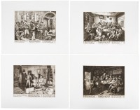 A Rake's Progress: The Life and Times of Rafael Perez - suite of four etchings