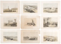 Nine lithographed plates after David Roberts of Egypt and the Holy Land