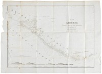Map of Liberia compiled from the best authorities for the report of Rev. R.R. Gurley on the condition of Liberia