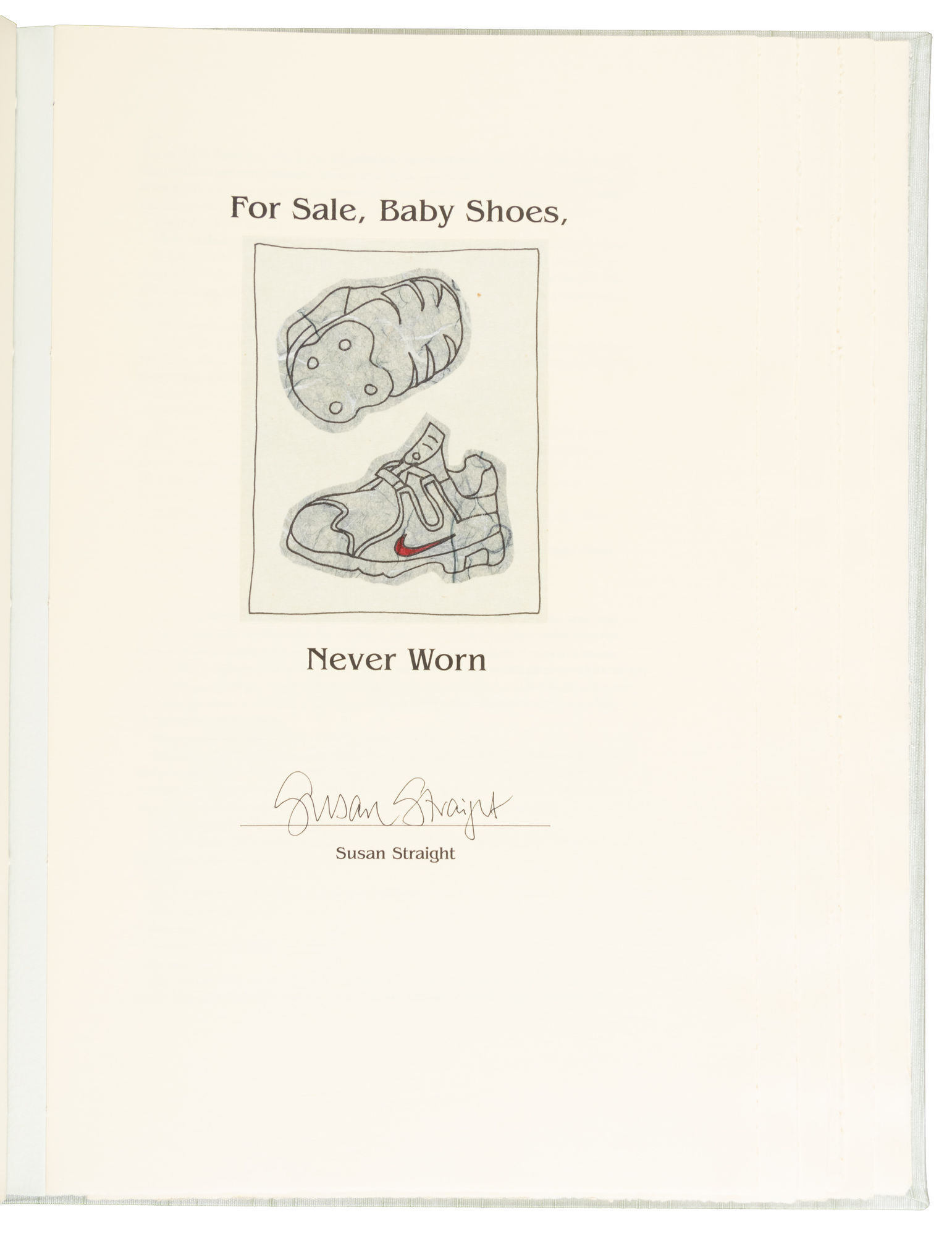 For Sale, Baby Shoes, Never Worn Six Words, Six Stories, Six Writers