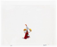 Series of five hand-painted Roger Rabbit Screen-Test Animation Cels