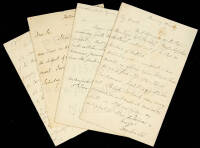 Four autograph letters signed by James Mackintosh