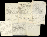 Five Autograph Letters signed by T.J. Mathias