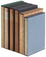 Six volumes of poems from The Limited Editions Club