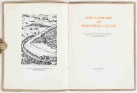 The Library of Fernando Colon: Extract from an address on "Book collectors and bibliographers," delivered by Henry R. Wagner before the Zamorano Club September 26, 1934.