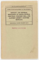 Geology and mineral resources of north-central Chouteau, western Hill, and eastern Liberty counties, Montana