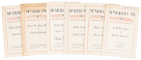 Six issues of Sparrow - one signed