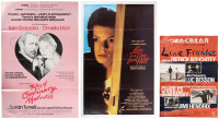 Three posters for films based on the works of Charles Bukowski