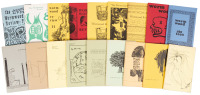 Seventeen issues of the Wormwood Review with the work of Charles Bukowski