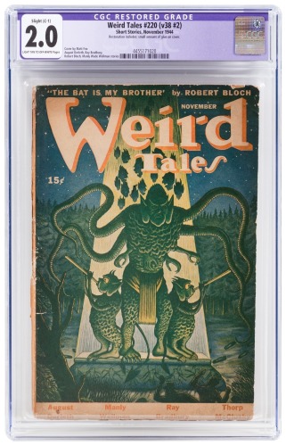 WEIRD TALES No. 220 (Vol. 38, No. 2) Nov 1944