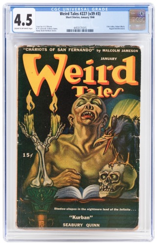 WEIRD TALES No. 227 (Vol. 39, No. 3) Jan 1946