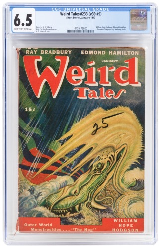 WEIRD TALES No. 233 (Vol. 39, No. 9) Jan 1947
