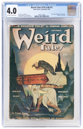 WEIRD TALES No. 219 (Vol. 38, #1) Sep 1944