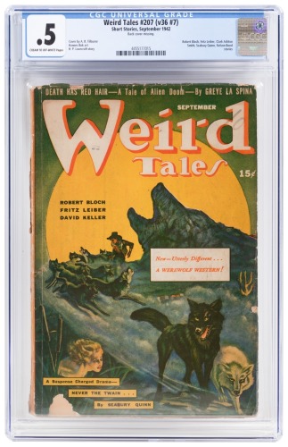 WEIRD TALES No. 207 (Vol. 36, No. 7) Sep 1942