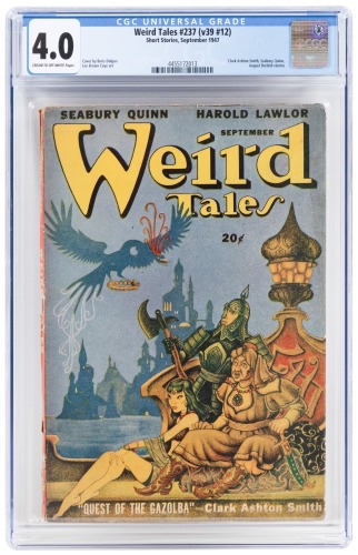 WEIRD TALES No. 237 (Vol. 39, No. 12) Sep 1947