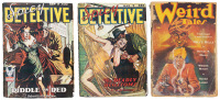 SPICY DETECTIVE Mar 1942, SPICY DETECTIVE Nov 1942, and STRANGE STORIES Aug 1939 * Lot of 3 Pulps