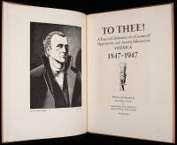 To Thee! A Toast in Celebration of a Century of Opportunity and Accomplishment in America 1847-1947