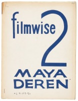 Filmwise 2: Maya Deren