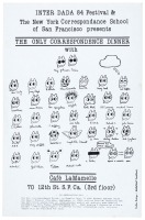 ''The Only Correspondence Dinner'' at the Cafe LaMamelle in San Francisco, 1984