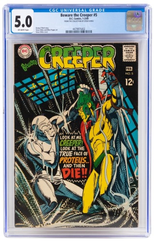 BEWARE The CREEPER No. 5 * Steve Ditko Collection