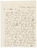 Letter from the Mayor of Oberlin. a passionate Abolitionist, supporting Black military service in the Union Army