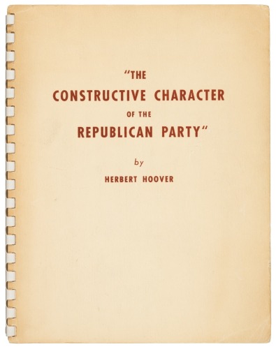 The Constructive Character of the Republican Party