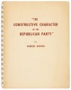The Constructive Character of the Republican Party
