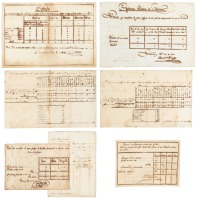 Six manuscript documents relating to escaped African slaves in Cuba