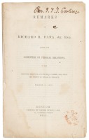 Remarks&hellip;Before the [Massachusetts State] Committee on Federal Relations, on the Proposed Removal of Edward G. Loring, Esq. from the Office of Judge of Probate