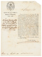 Circular regarding the requirement for monthly reports about Chinese indentured laborers to be sent to the Superior Government in Cuba to ensure their departure at the end of their contract