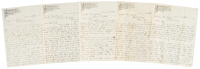 Archive of letters from farmer George Brown to his managing agent, Jasper Clark