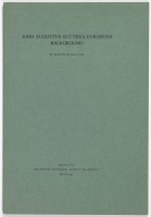 John Augustus Sutter's European Background