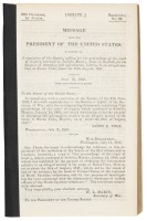 Message from the President of the United States...proceedings of the court of inquiry convened at Saltillo, Mexico...for the purpose of obtaining full information relative to an alleged mutiny at Buena Vista about the 15th August, 1847