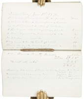 Handwritten diary of a farmer in Iowa