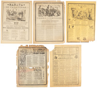 Three broadsides by Jose Guadalupe Posada