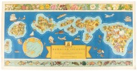 The Dole Map of the Hawaiian Islands, U.S.A.: Being a descriptive portrayal of the history, transportation, industries and geography of the Territory of Hawaii, U.S.A.
