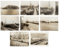 Fifteen photographs of the Panama Canal